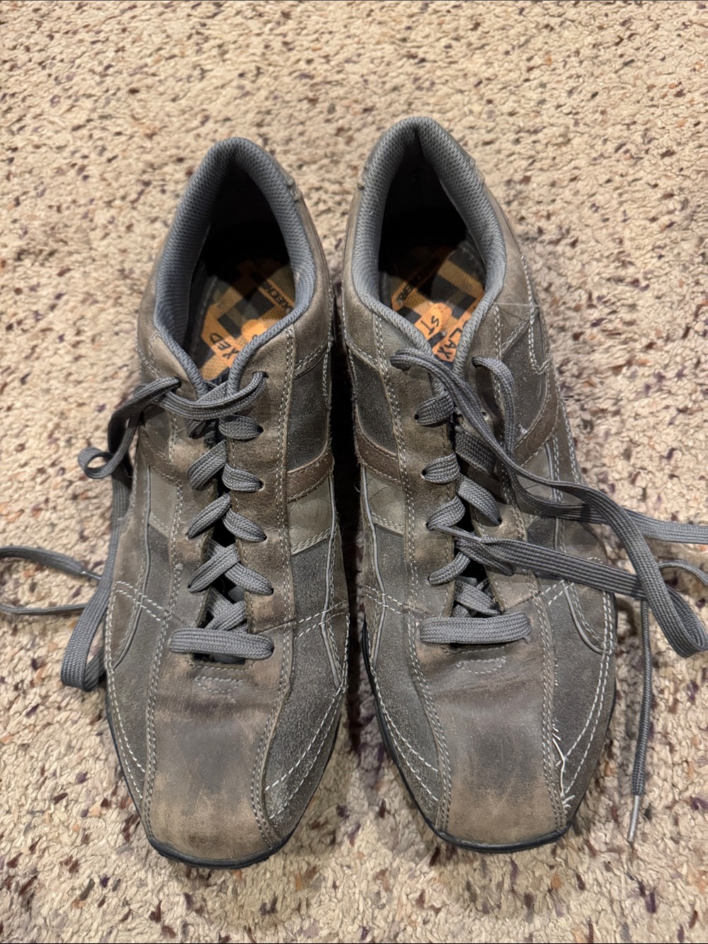 Men's size 13 Gray Casual Lace-Up Sneakers
